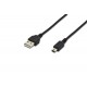 ASSMANN Electronic AK-300130-018-S cable USB 1,8 m USB A Mini-USB B Negro