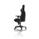 noblechairs EPIC Asiento acolchado Respaldo acolchado silla de oficina y de ordenador - NBL-PU-RED-002