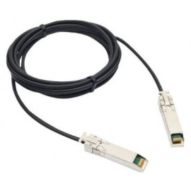 Extreme networks 1m SFP+ cable de fibra optica SFP+ Negro, Plata