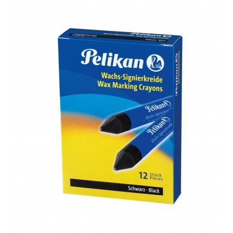 Pelikan 701060 tiza Negro 12 pieza(s)