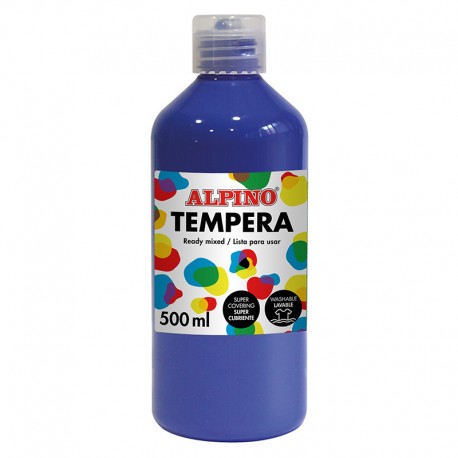 Alpino DM010181 tempera 500 ml Botella Azul