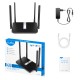 Cudy LT500 router inalámbrico Ethernet rápido Doble banda (2,4 GHz / 5 GHz) 4G Negro