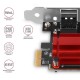 Axagon PCEE-GIX. Intel I210AT. 1x RJ45 1GbE. PCIe x1.