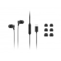 Lenovo 4XD1J77351 auricular y casco Auriculares Alámbrico Dentro de oído Oficina/Centro de llamadas USB Tipo C Negro