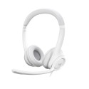 Logitech H390 Auriculares Alámbrico Diadema Oficina/Centro de llamadas USB tipo A Blanco