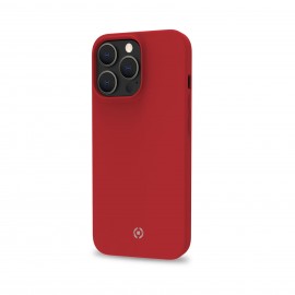 Celly Cromo funda para teléfono móvil 17 cm (6.7'') Rojo