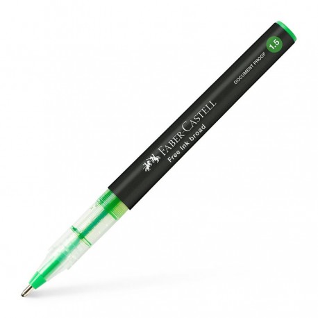 Faber-Castell 348366 bolígrafo de punta redonda Bolígrafo cilíndrico Verde 1 pieza(s)