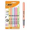 BIC 992561 marcador 6 pieza(s) Punta de cincel Azul claro, Verde claro, Naranja claro, Rosa claro, Violeta, Amarillo