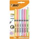 BIC 992561 marcador 6 pieza(s) Punta de cincel Azul claro, Verde claro, Naranja claro, Rosa claro, Violeta, Amarillo