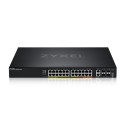 Zyxel XGS2220-30HP Gestionado L3 Gigabit Ethernet (10/100/1000) Energía sobre Ethernet (PoE) Negro