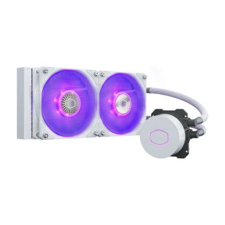 Cooler Master MasterLiquid ML240L V2 RGB White Edition Placa base Sistema de refrigeración líquida todo en uno 12 cm Blanco