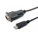 Equip 133392 cable de serie Negro 1,5 m USB Tipo C DB-9