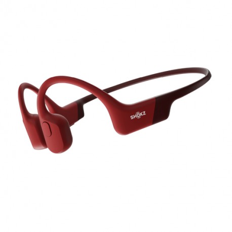 Shokz OPENRUN Auriculares Inalámbrico Banda para cuello Deportes Bluetooth Rojo