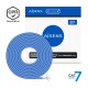 AISENS Cable de Red RJ45 LSZH CPR Dca CAT.7 600 MHZ S/FTP AWG23, Azul, 100 m