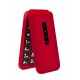 Telefunken S740 Red 7,11 cm (2.8'') 129 g Rojo