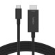 Belkin AVC012bt2MBK 2 m USB Tipo C HDMI Negro