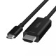 Belkin AVC012bt2MBK 2 m USB Tipo C HDMI Negro