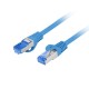 Lanberg PCF6A-10CC-0025-B cable de red Azul 0,25 m Cat6a S/FTP (S-STP)