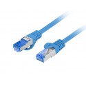 Lanberg PCF6A-10CC-0025-B cable de red Azul 0,25 m Cat6a S/FTP (S-STP)