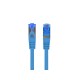 Lanberg PCF6A-10CC-0025-B cable de red Azul 0,25 m Cat6a S/FTP (S-STP)