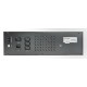 Gembird - Ups rack 19'' 3.4u 1500va, 4xiec 230v out, iec14 in,rj11, usb, lcd Línea interactiva 900 W 4 salidas AC