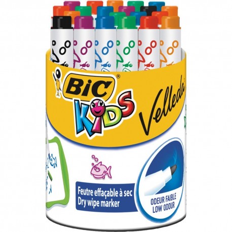 BIC KiDS Mini VELLEDA rotulador Multicolor 24 pieza(s)