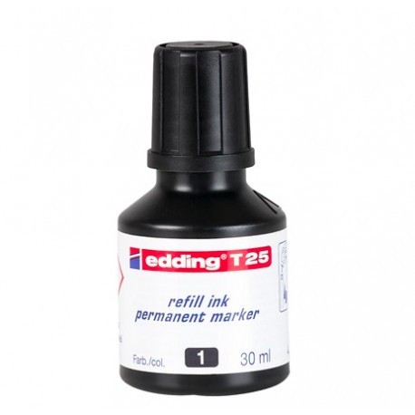 Edding T25 recambio para marcador Negro 30 ml 1 pieza(s)