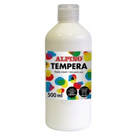 Alpino DM010170 tempera 500 ml Botella Blanco