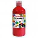 Alpino DM010174 tempera 500 ml Botella Rojo