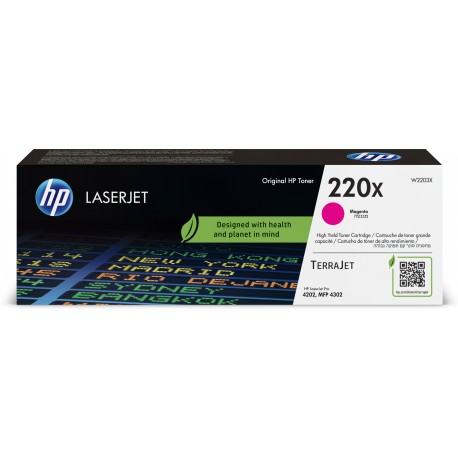 HP Cartucho de tóner Original LaserJet 220X magenta