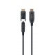 Gembird CCBP-HDMID-AOC-30M cable HDMI HDMI tipo A (Estándar) HDMI tipo D (Micro) Negro