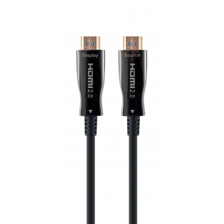 Gembird CCBP-HDMID-AOC-20M cable HDMI HDMI tipo A (Estándar) Negro