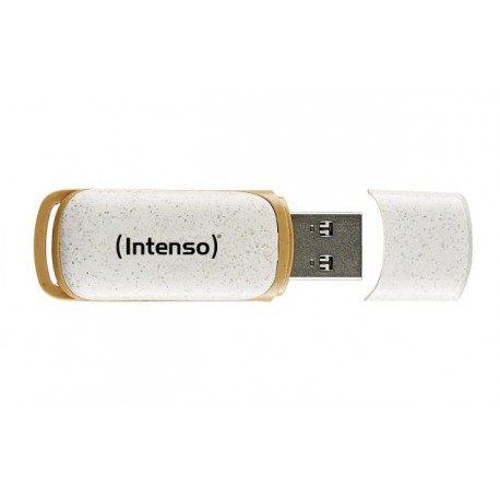 Intenso Green Line unidad flash USB 128 GB USB tipo A 3.2 Gen 1 (3.1 Gen 1) Beige, Marrón