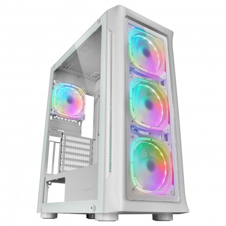 Mars Gaming MC-NEO Blanco Torre Gaming XXL E-ATX Ventana Lateral y Frontal Cristal