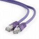 Gembird PP6A-LSZHCU-V-0.5M cable de red Violeta 0,5 m Cat6a S/FTP (S-STP)