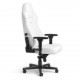 noblechairs NBL-HRO-PU-WED silla para videojuegos Silla para videojuegos de PC Asiento acolchado Blanco