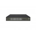 LevelOne GES-2118 switch Gestionado L2 Gigabit Ethernet (10/100/1000) Negro