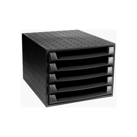 Exacompta 221014D cajonera para oficina Negro