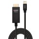 Lindy 40920 adaptador de cable de vídeo 0,5 m Mini DisplayPort HDMI Negro