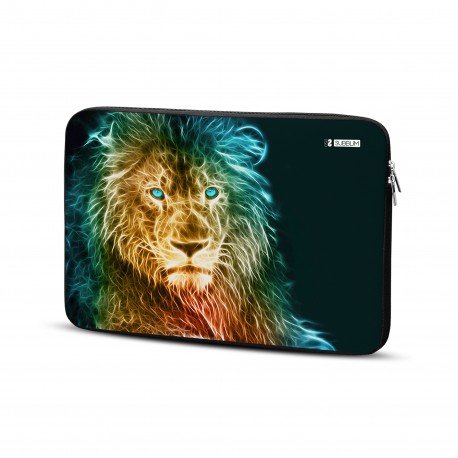 SUBBLIM Funda Ordenador Neopreno Trendy Sleeve Neo Lion 15,6''