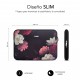 SUBBLIM Funda Ordenador Neopreno Trendy Sleeve Neo Flowers 13,3-14''