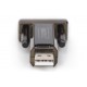 Digitus DA-70167 adaptador de cable D-Sub USB Negro