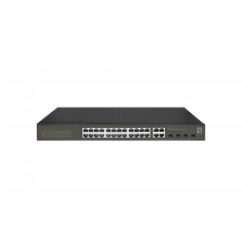 LevelOne GES-2128 switch Gestionado L2 Gigabit Ethernet (10/100/1000) Negro