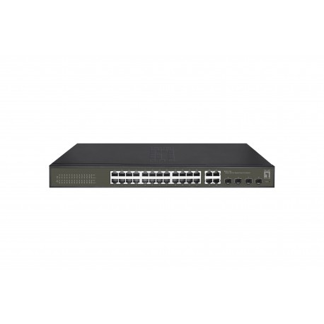 LevelOne GES-2128 switch Gestionado L2 Gigabit Ethernet (10/100/1000) Negro