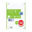 Oxford 400158059 papel de cuaderno 210 x 297 mm (A4) 120 hojas