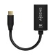 AISENS Conversor Aluminio USB-C a Displayport 8K@60Hz, USB-C/M-DP/H, Negro, 15cm