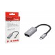 Equip 133493 adaptador de cable de vídeo 0,15 m USB Tipo C DisplayPort Negro, Gris