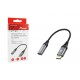 Equip 133445 adaptador de cable de vídeo 0,15 m DisplayPort HDMI Negro, Gris