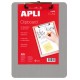 APLI 13782 portapapel Plata