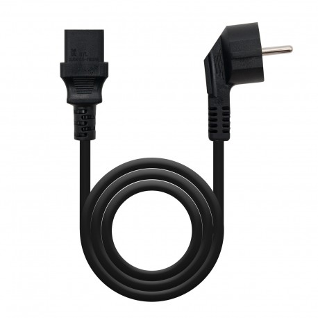 Nanocable Cable Alimentación CPU, CEE7/M-C13/H, Negro, 2 m